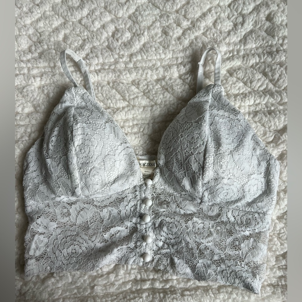 White Crop top